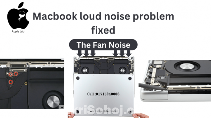 Macbook loud noise problem fixed